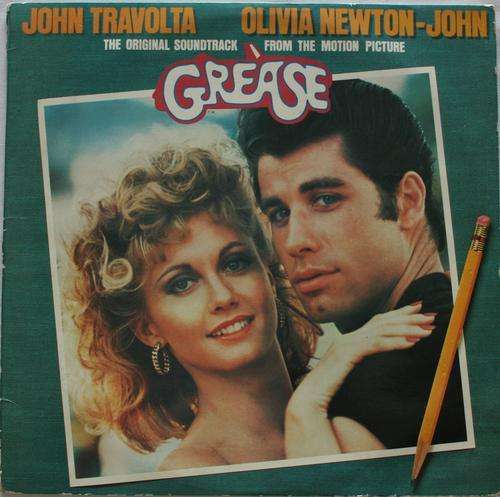 GREASE -- ORIGINAL MOVIE SOUNDTRACK --  DOUBLE VINYL LP RECORD
