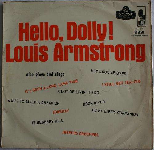 LOUIS ARMSTRONG -- HELLO DOLLY -- VINYL LP RECORD