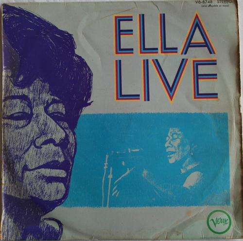 ELLA FITZGERALD -- ELLA LIVE -- VINYL LP RECORD