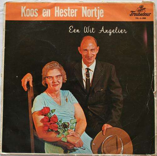 KOOS EN HESTER NORTJE -- EEN WIT ANGELIER -- VINTAGE VINYL LP RECORD