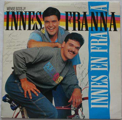 INNES EN FRANNA BENADE -- MENSE SOOS JY -- SIGNED VINYL LP RECORD