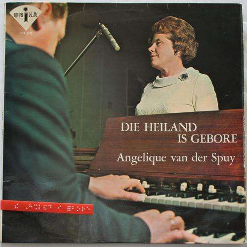 ANGELIQUE van der SPUY -- DIE HEILAND IS GEBORE -- VINYL LP RECORD