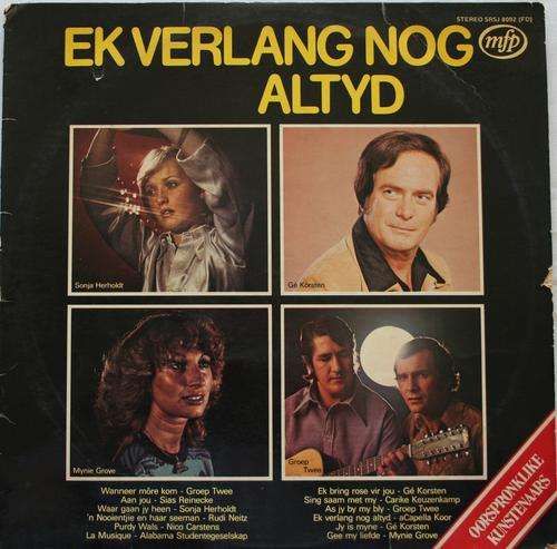 EK VERLANG NOG ALTYD -- VERSKEIE --  VINYL LP RECORD