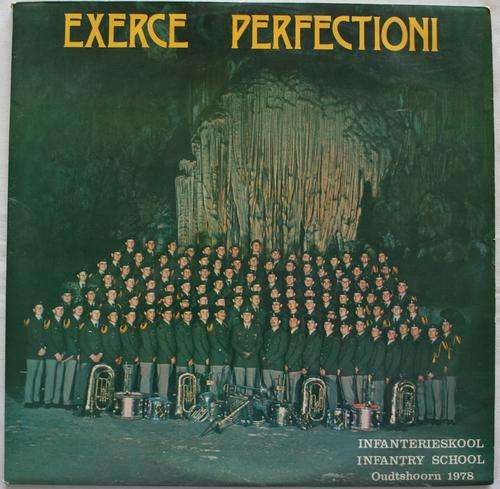 EXERCE PERFECTIONI 1978 -- INFANTRY SCHOOL BANDS -- DOUBLE VINYL LP RECORD