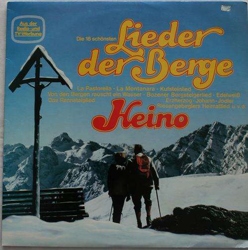 HEINO -- LIEDER DER BERGE -- VINYL LP RECORD