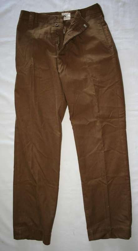 SADF-- AIRFORCE NUTRIA BROWN TROUSERS -- SIZE: 81-84