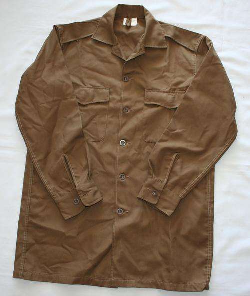 SADF NUTRIA BROWN SHIRT-- SIZE : MEDIUM -- AS USED IN BUSH WAR