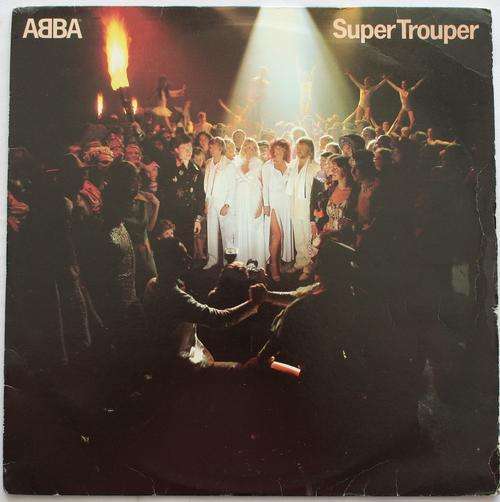 ABBA -- SUPER TROUPER -- VINYL LP RECORD