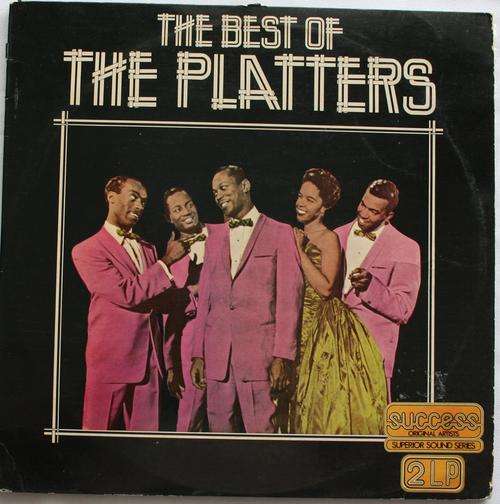 THE PLATTERS -- THE BEST OF..... -- DOUBLE VINYL LP RECORD