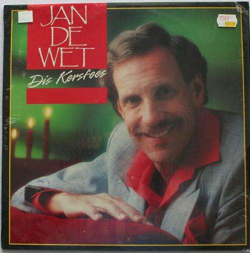 JAN DE WET -- DIS KERSFEES -- AFRIKAANS VINYL LP RECORD