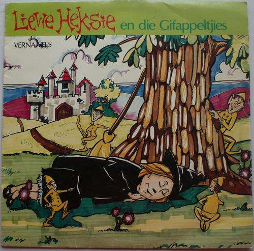 LIEWE HEKSIE EN DIE GIFAPPELTJIES -- VERNA VELS -- VINTAGE AFRIKAANS KIDDIES VINYL LP RECORD