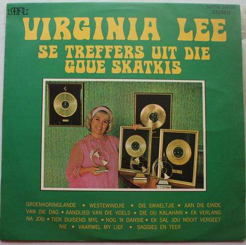 VIRGINIA LEE -- TREFFERS UIT DIE GOUE SKATKIS --- VINTAGE VINYL LP RECORD