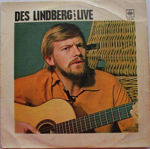 DES LINDBERG -- LIVE -- VINYL LP RECORD