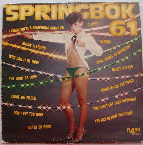 SPRINGBOK HIT PARADE VOL: 61 -- VINYL LP RECORD