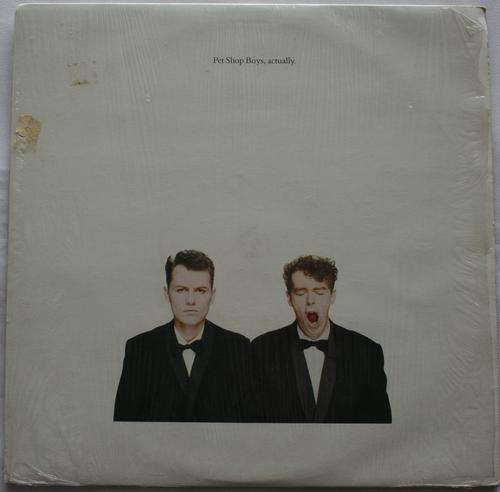 PET SHOP BOYS -- ACTUALLY -- VINYL LP RECORD