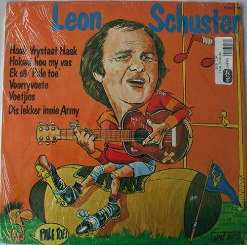 LEON SCHUSTER--RUGBY SONGS E.A --VINYL LP RECORD