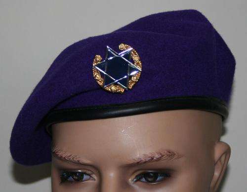 SADF, JEWISH RABBI, BERET WITH BADGE -- BUSH WAR ERA