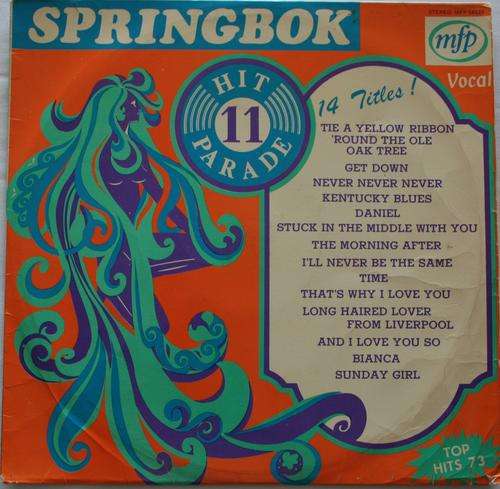 SPRINGBOK HIT PARADE VOL: 11 -- VINYL LP RECORD