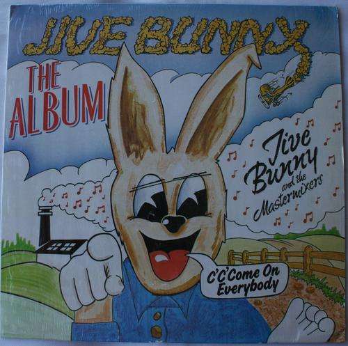 JIVE BUNNY AND THE MASTER MIXERS -- THE ALBUM -- VINYL LP RECORD