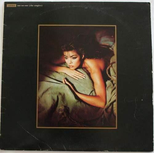 SANDRA -- TEN ON ONE -- THE SINGLES -- VINYL LP RECORD