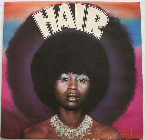 HAIR -- ORIGINAL LONDON CAST , STAGE SHOW SOUNDTRACK -- IMPORT VINYL LP RECORD
