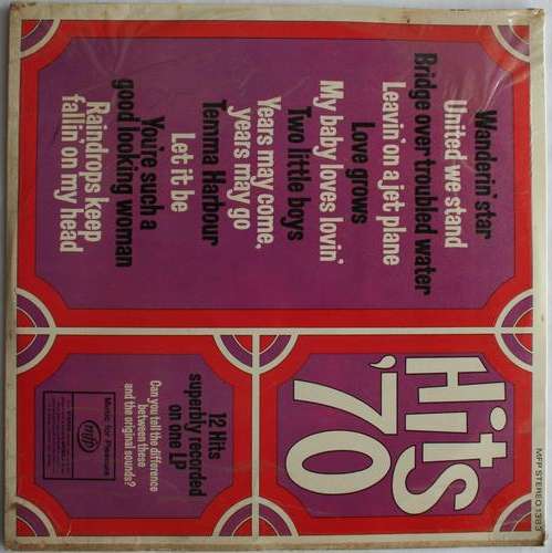 HITS '70 -- VINYL LP RECORD