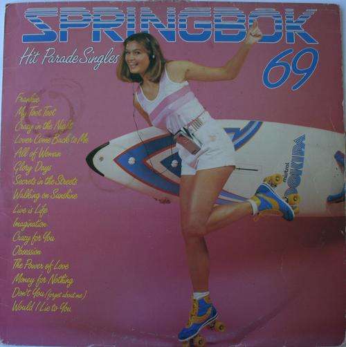 SPRINGBOK HIT PARADE VOL: 69 -- VINYL LP RECORD