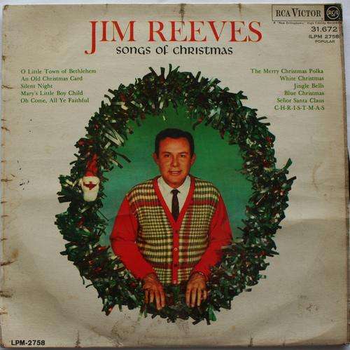 JIM REEVES -- SONGS OF CHRISTMAS -- VINYL LP RECORD