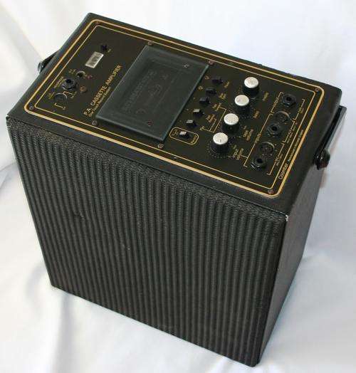 COOMBER PUBLIC ADDRESS AMPLIFIER with Cassette player -- Model 2060 -- NICE CONDITION.