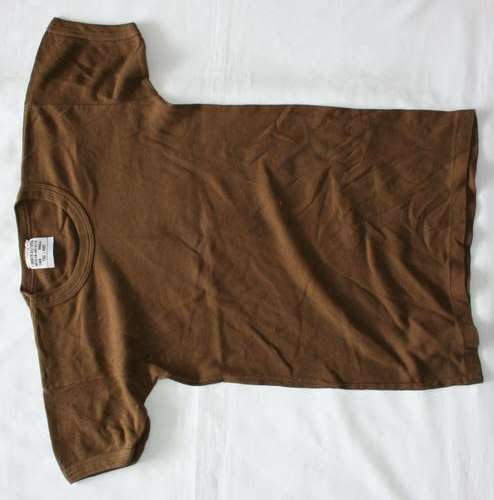 SADF -- NUTRIA BROWN T-SHIRT -- SIZE: SMALL -- BUSH WAR ERA