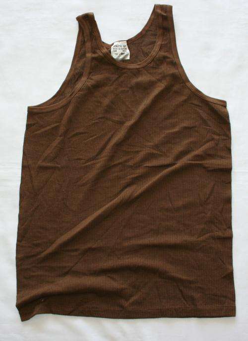 SADF Nutria brown VEST / UNDERSHIRT -- SIZE 40 inch chest / 102 cm --NEW