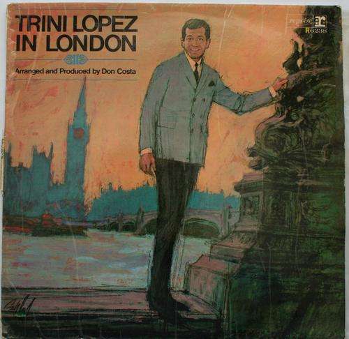 TRINI LOPEZ -- IN LONDON -- VINYL LP RECORD