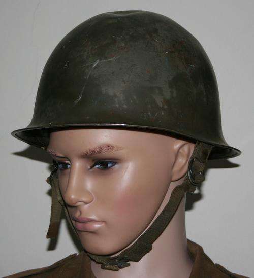 SADF -- ARMY STEEL HELMET WITH INNER LINER--BUSH WAR ERA