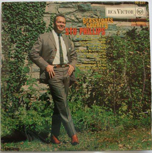 STU PHILLIPS -- GRASSROOTS COUNTRY -- VINYL LP RECORD