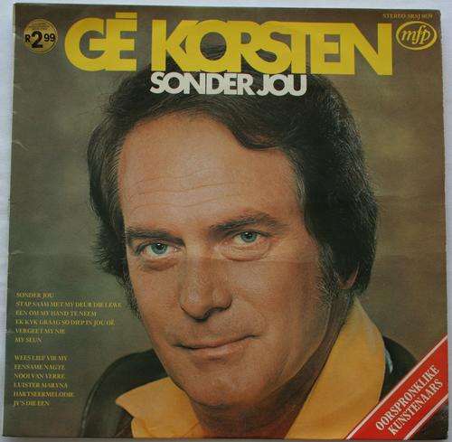 GE KORSTEN -- SONDER JOU -- VINYL LP RECORD