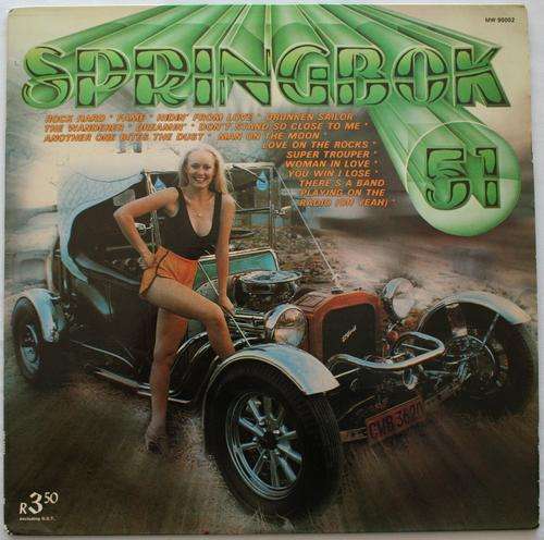 SPRINGBOK HIT PARADE VOL: 51 -- VINYL LP RECORD