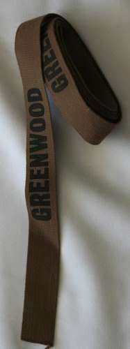 SADF --  STRIP OF 7 PRINTED NAME TAGS FOR NUTRIA CLOTHING
