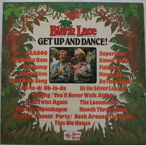 BLACK LACE -- GET UP AND DANCE! -- VINYL LP RECORD