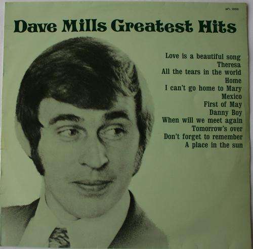 DAVE MILLS -- GREATEST HITS -- VINYL LP RECORD
