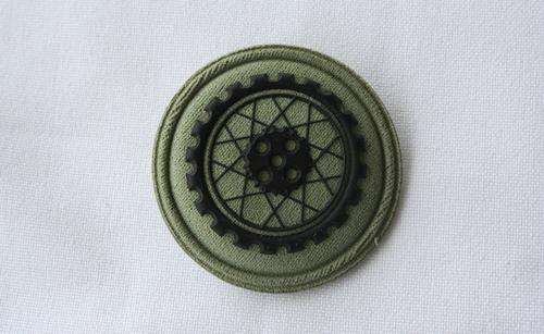 SANDF -- MOTORCYCLE QUALIFICATION BADGE -- RUBBER INSIGNIA