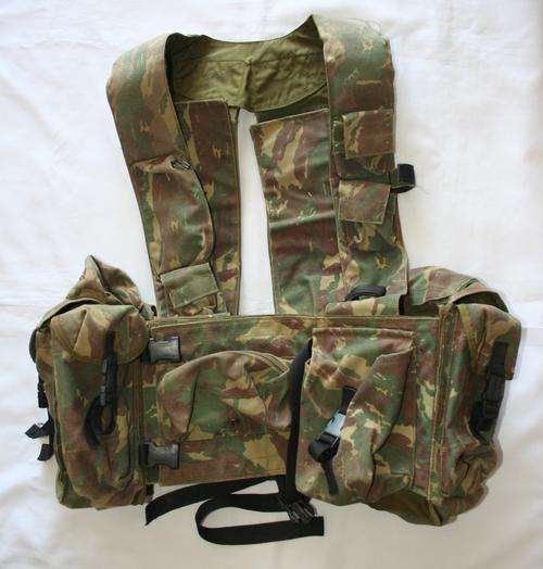 SADF -- 32 Bn -- LOAD BEARING VEST -- BATTLE JACKET -- WEBBING