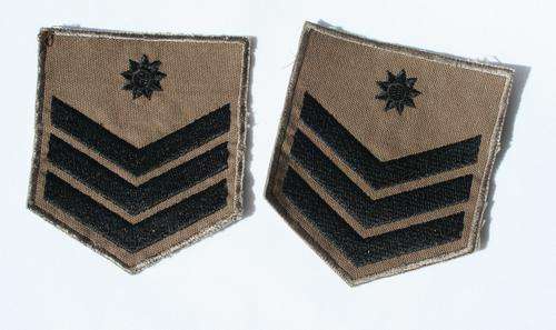 SANDF -- PAIR RANKS - STAFF-SERGEANT -- TEXTILE -- INTERIM PERIOD