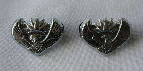 SANDF -- SHOULDER RANK SET -- MAJOR -- SET OF 2 -- CHROME