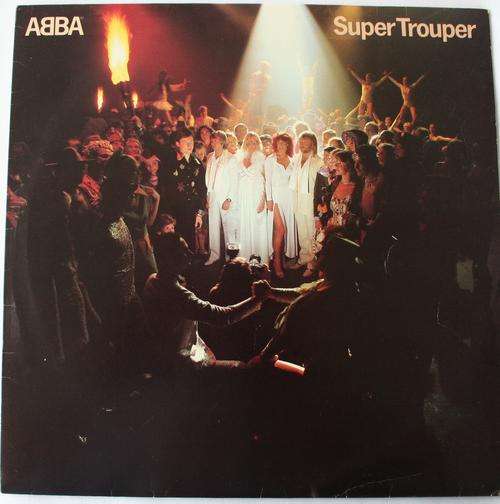 ABBA -- SUPER TROUPER -- VINYL LP RECORD