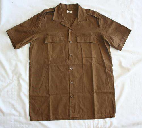 SADF NUTRIA BROWN SHIRT-- SIZE: LARGE -- AS USED IN BUSH WAR