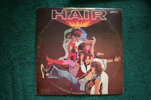 HAIR-- ORIGINAL MOVIE SOUNDTRACK-- DOUBLE  VINYL LP RECORD