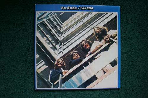 THE BEATLES--1967-1970--THE BLUE ALBUM--VINYL DOUBLE LP RECORD SET