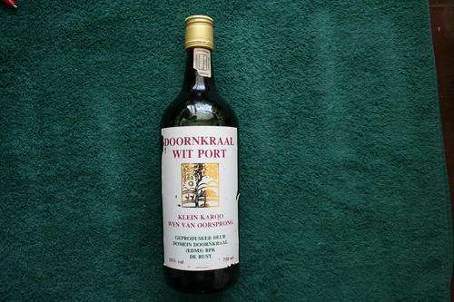 DOORNKRAAL WHITE PORT--WINE OF ORIGIN KLEIN KAROO