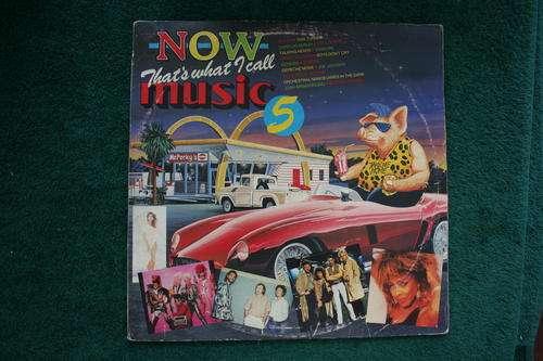 NOW THAT'S WHAT I CALL MUSIC VOLUME 5 -- includes free pink promo record--VINYL LP RECORD