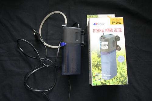 RESUN INTERNAL AQUARIUM POWER FILTER-- 300L /HOUR --NEARLY NEW